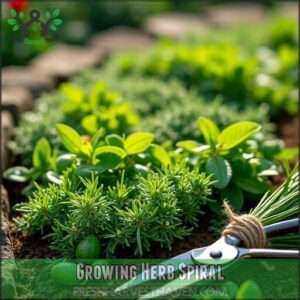 growing herb spiral