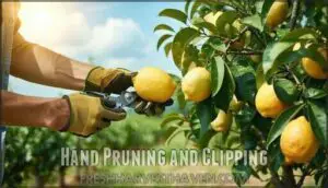 hand pruning and clipping