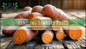 handling damaged roots