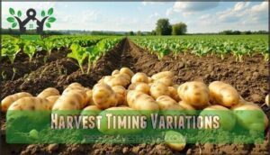 harvest timing variations