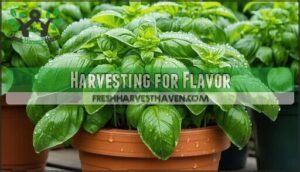 harvesting for flavor
