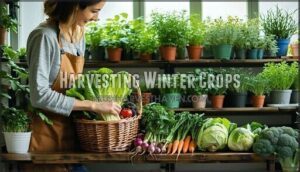harvesting winter crops