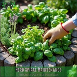 herb spiral maintenance