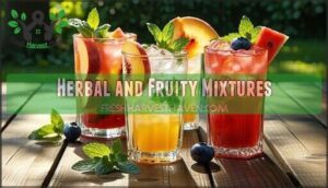herbal and fruity mixtures