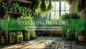 herbs drying techniques