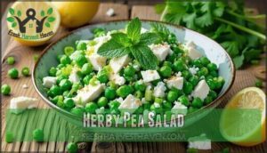 herby pea salad