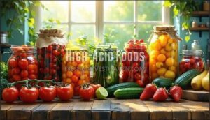 high-acid foods