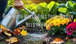 how much water does your garden need in fall