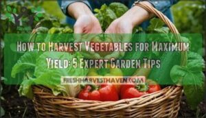how to harvest vegetables for maximum yield