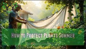 how to protect plants summer