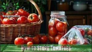 how to store tomatoes