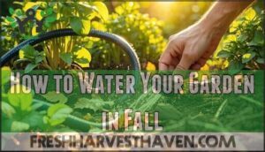 how to water your garden in fall