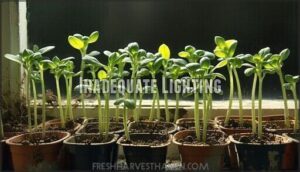 inadequate lighting