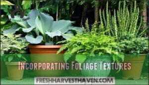 incorporating foliage textures