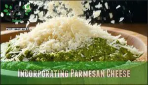 incorporating parmesan cheese
