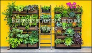 incorporating vertical gardening techniques