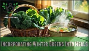 incorporating winter greens into meals