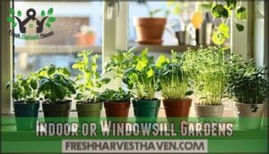 indoor or windowsill gardens