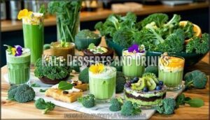 kale desserts and drinks