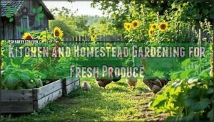 kitchen and homestead gardening for fresh produce
