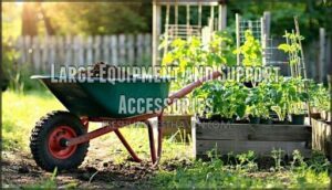 large equipment and support accessories
