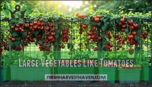 large vegetables like tomatoes