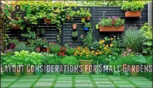 layout considerations for small gardens