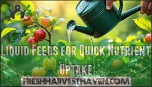 liquid feeds for quick nutrient uptake