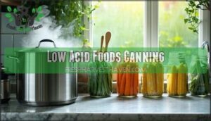 low acid foods canning