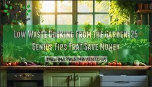 low waste cooking from the garden