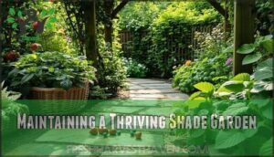 maintaining a thriving shade garden