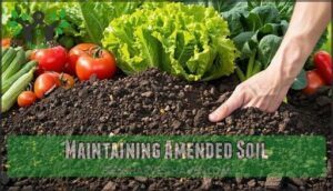 maintaining amended soil