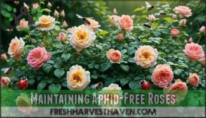 maintaining aphid-free roses