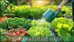 maintaining organic garden