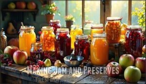 making jam and preserves