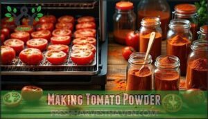 making tomato powder