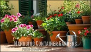 managing container gardens