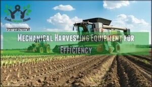 mechanical harvesting equipment for efficiency