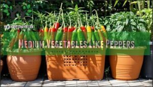 medium vegetables like peppers