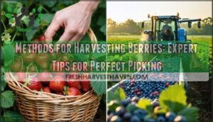 methods for harvesting berries