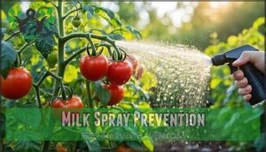 milk spray prevention