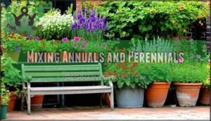 mixing annuals and perennials