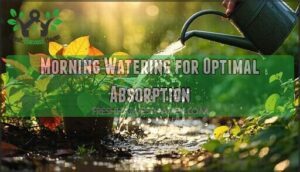 morning watering for optimal absorption