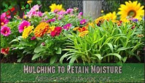 mulching to retain moisture
