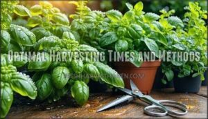 optimal harvesting times and methods