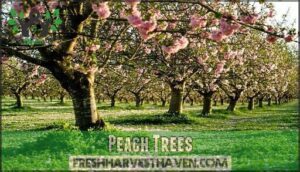 peach trees