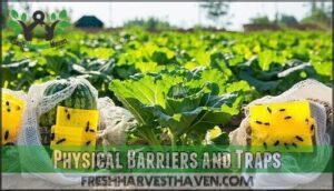 physical barriers and traps