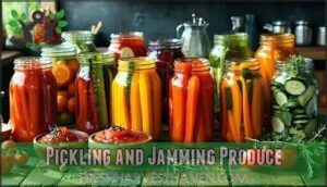 pickling and jamming produce