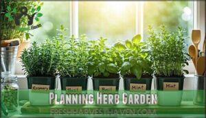 planning herb garden