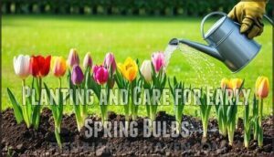 planting and care for early spring bulbs